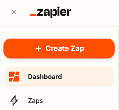 Zapier Create Zap