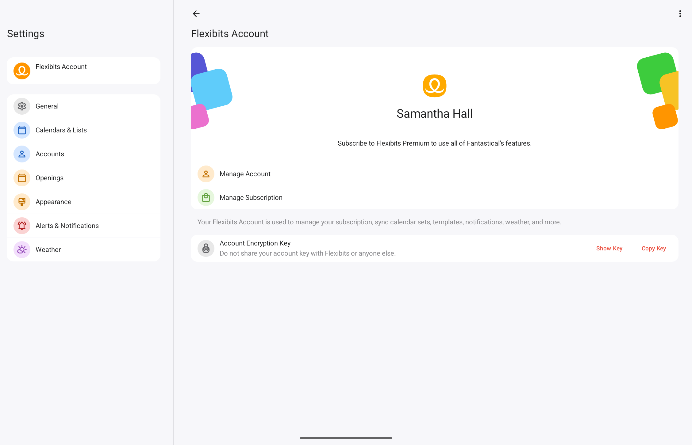 Flexibits Account