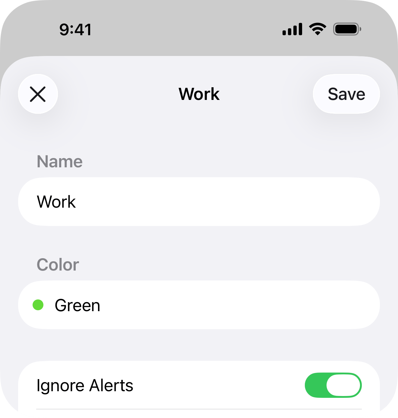 Ignore alerts