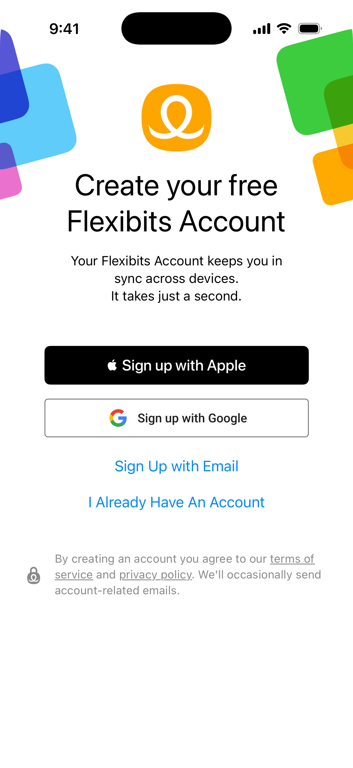 Create account