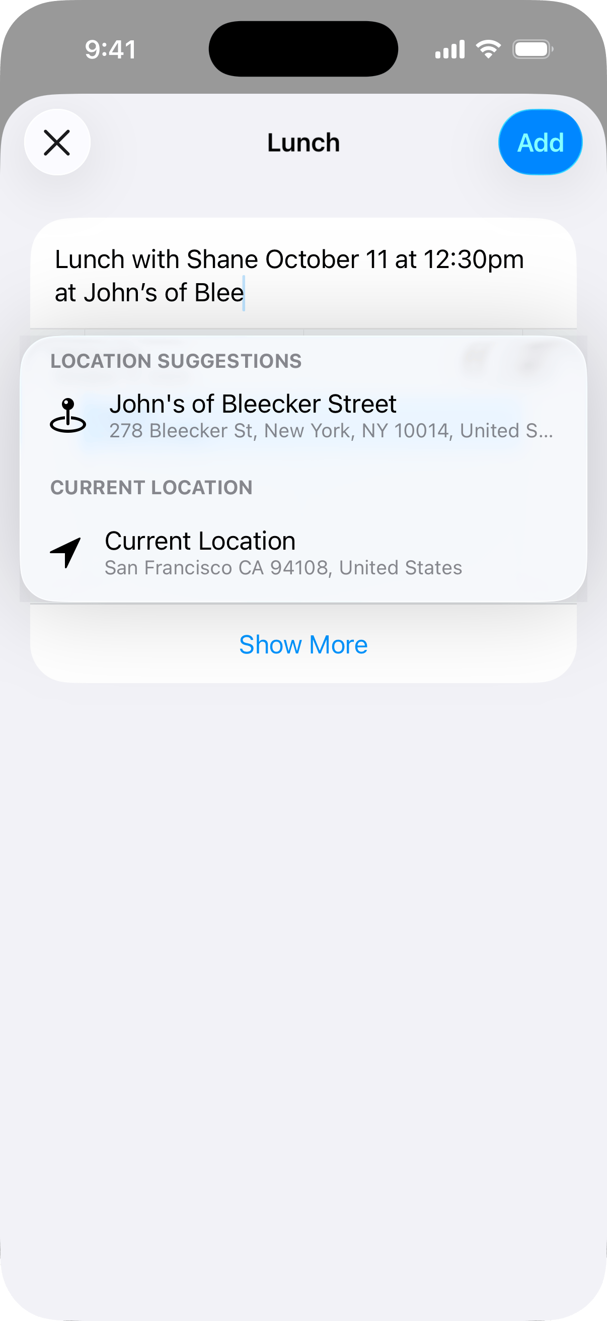 Looking up locations