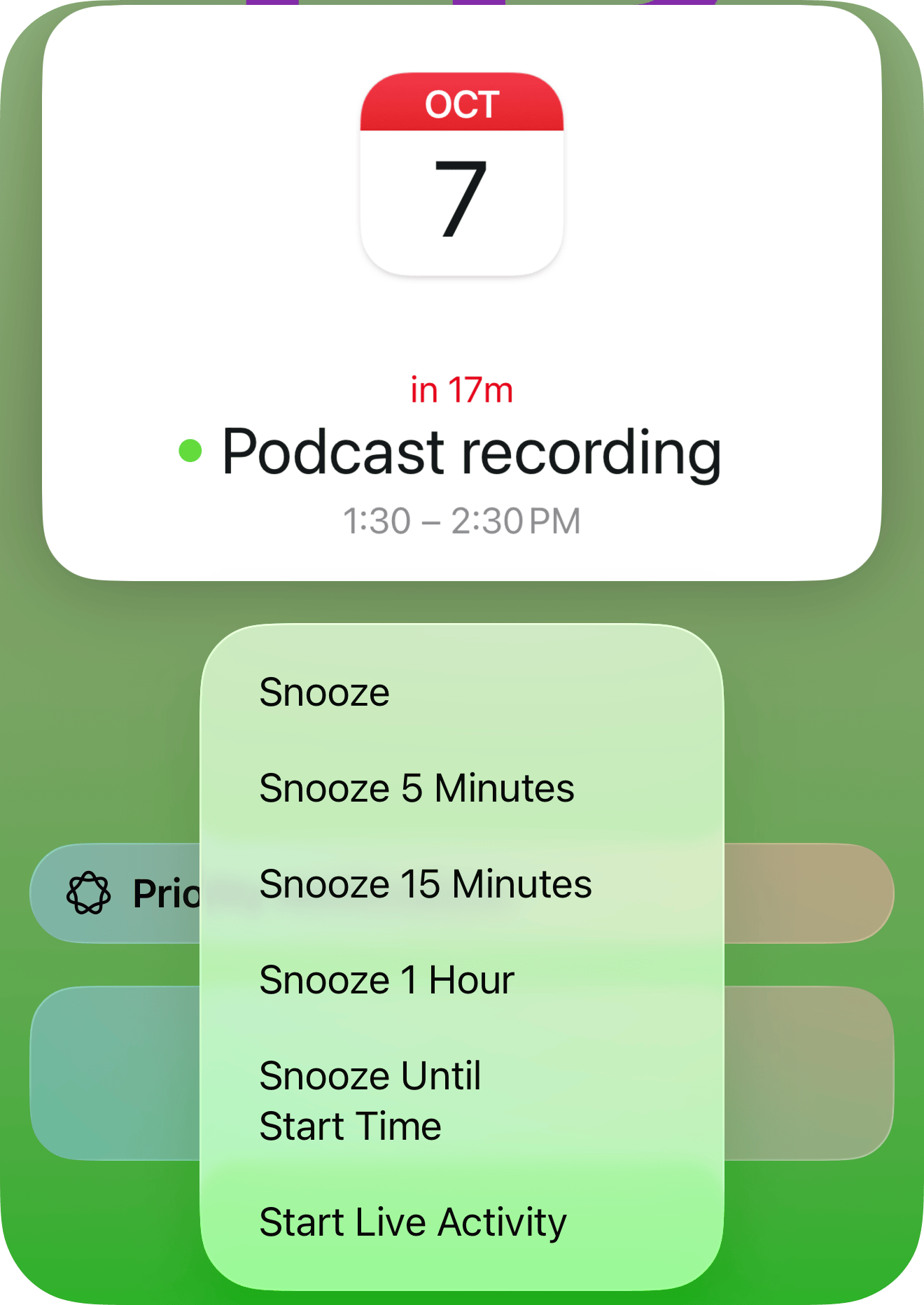 Snooze notifications