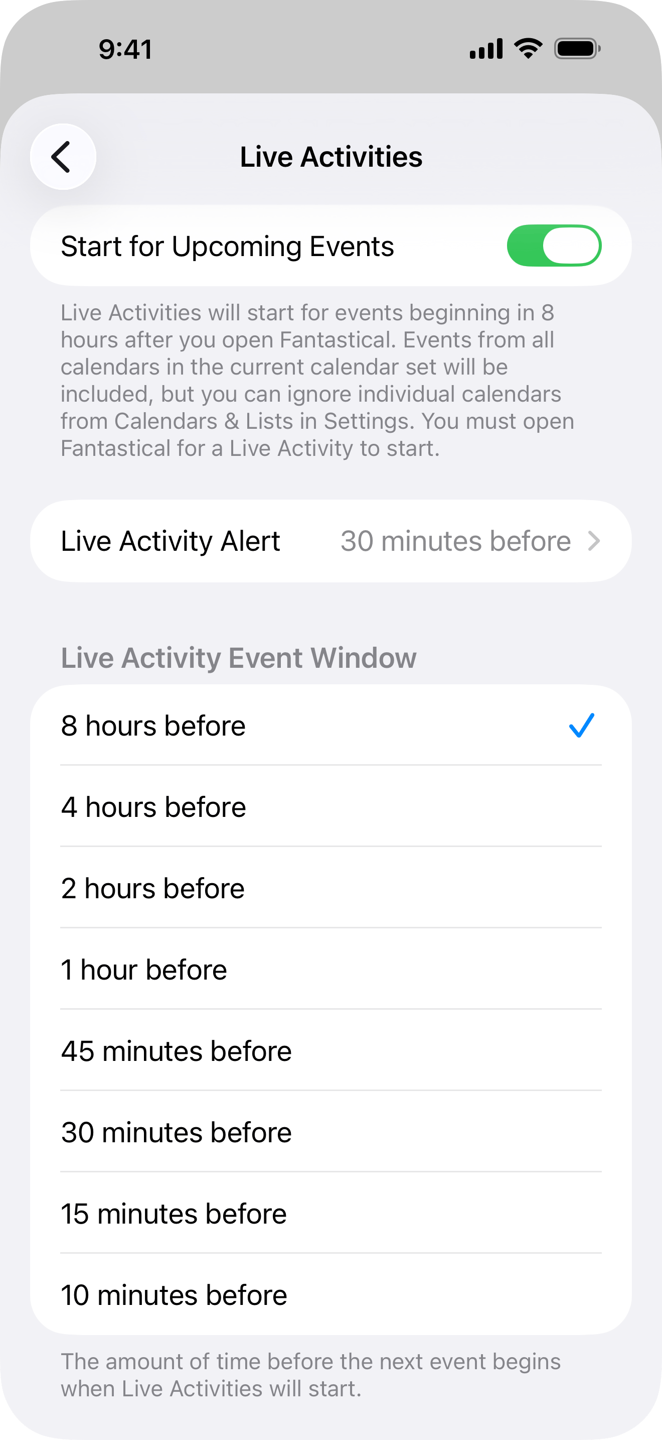 Live Activities