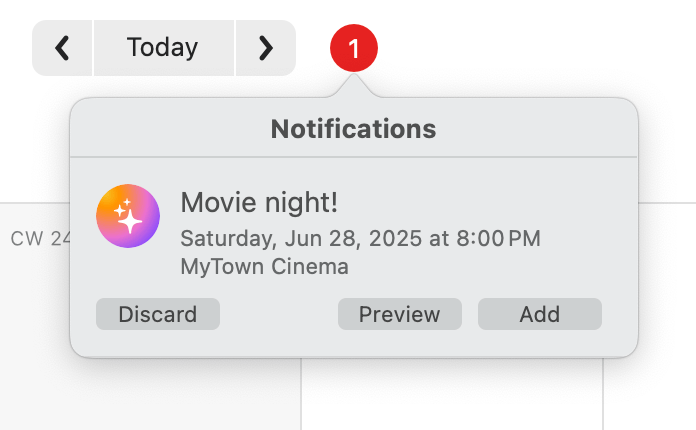 Forward email notification Mac