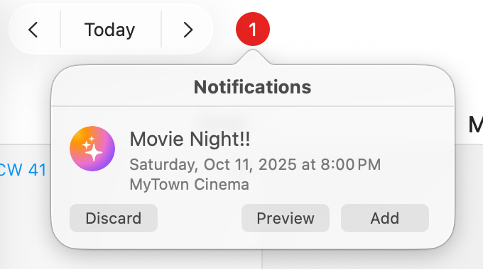Forward email notification Mac