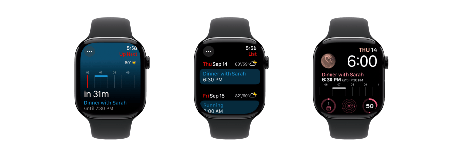 Screenshot of Fantastical for watchOS